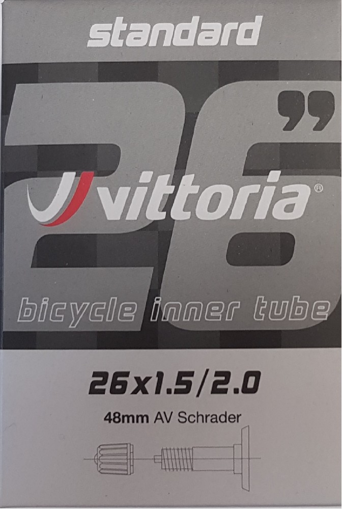 duše VITTORIA Standard MTB 26" x 1,5/2,0 AV 48 mm