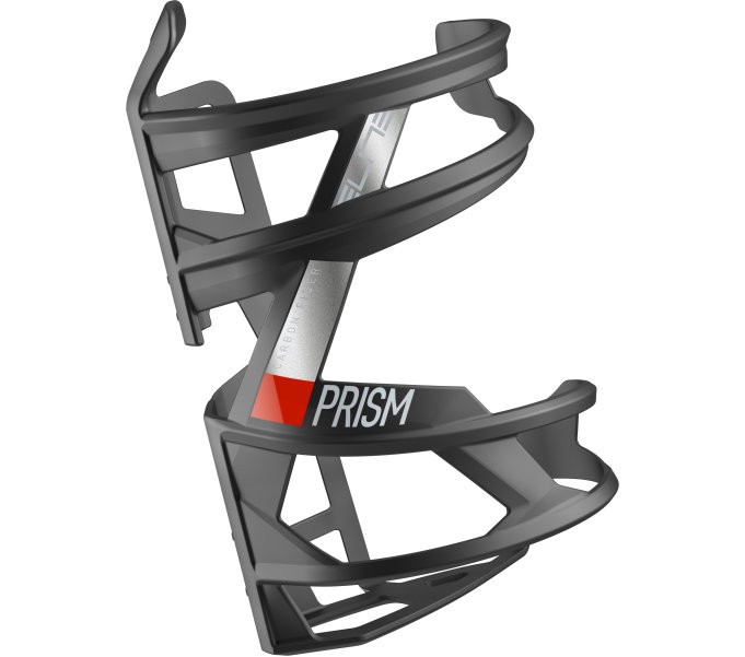 košík na láhev ELITE Prism R Carbon černo/červený matný