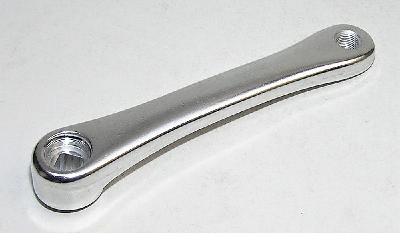 klika L Al 170 stříbrná rovná široká