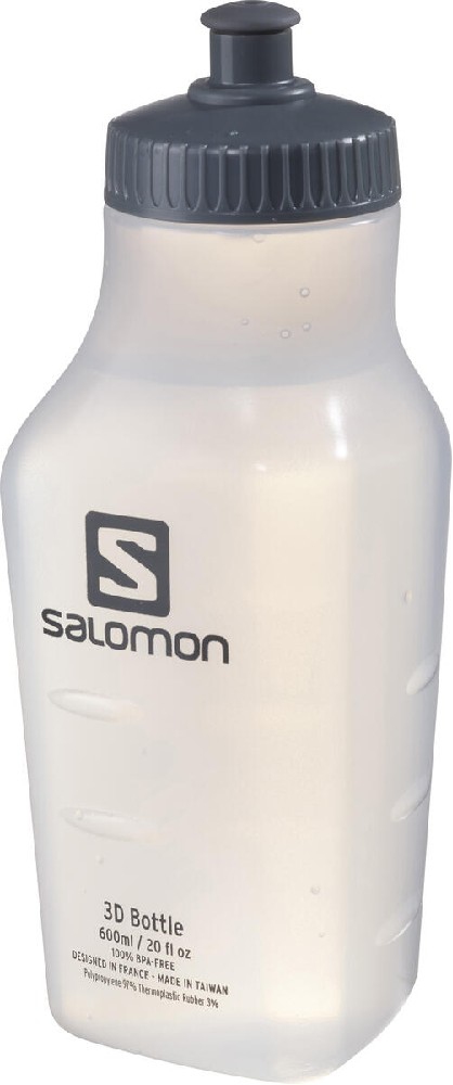 láhev SALOMON 3D 600ml white translucent