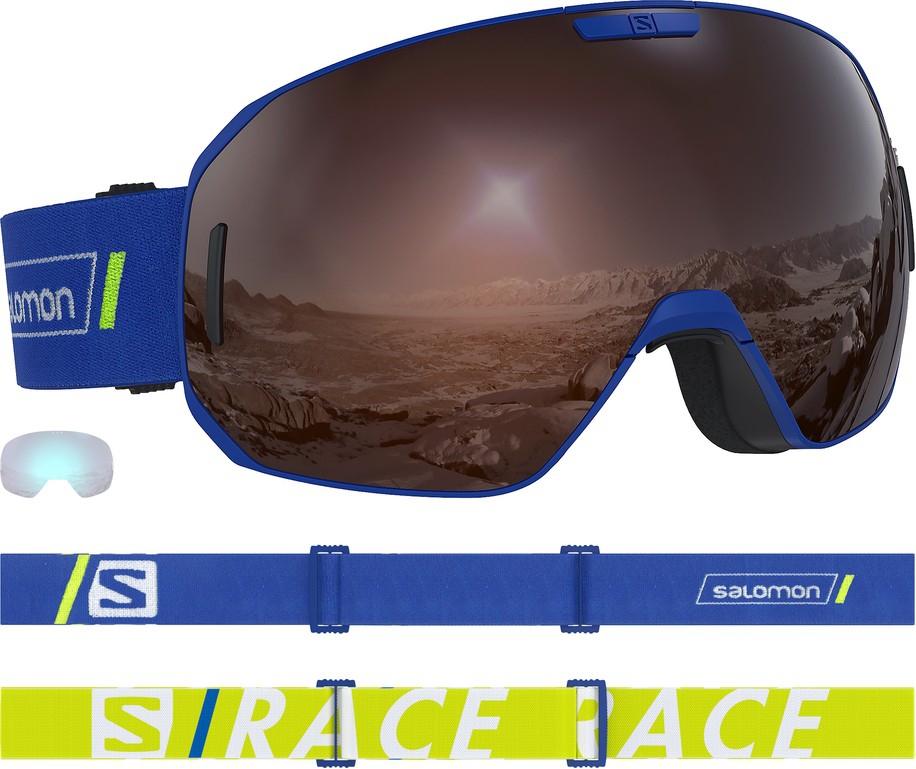 lyžařské brýle SALOMON S/MAX race blue/solar silver