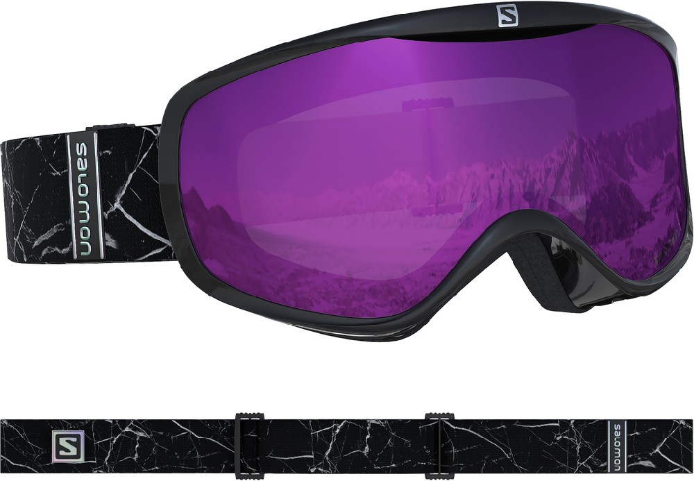 lyžařské brýle SALOMON Sense black marble/UNI ruby