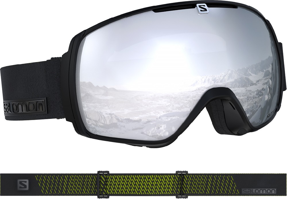 lyžařské brýle SALOMON XT ONE black neon/UNI white