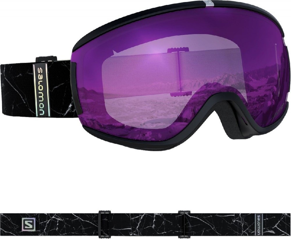 lyžařské brýle SALOMON IVY black marble/UNI ruby