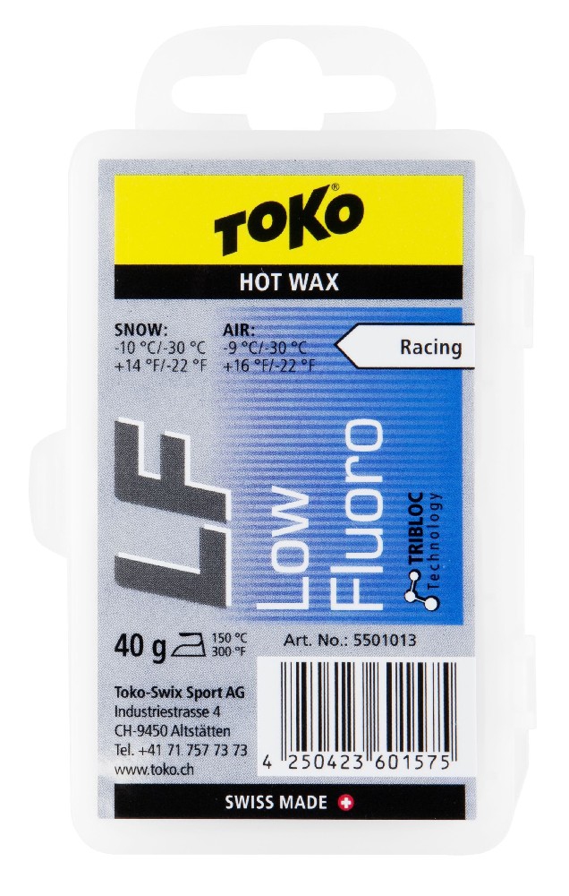 vosk TOKO LF Hot Wax blue 40g -10/-30°C