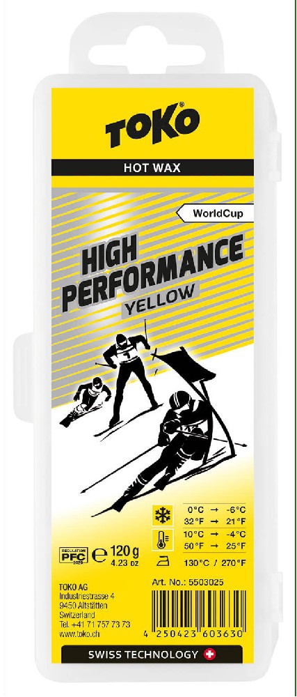 vosk TOKO High Performance WC 120g yellow 0/-6°C
