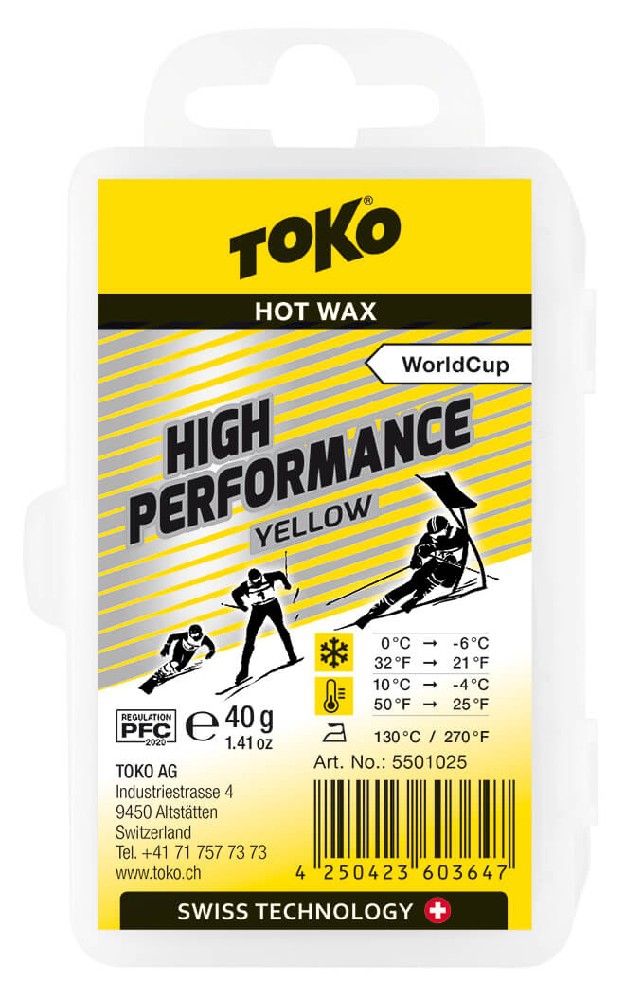 vosk TOKO High Performance WC 40g yellow 0/-6°C