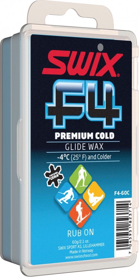 vosk SWIX F4-60C 60g -4°C a chladnější + korek