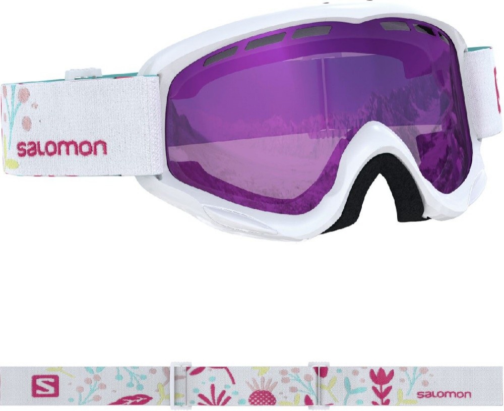 lyžařské brýle SALOMON Juke white/UNI ruby