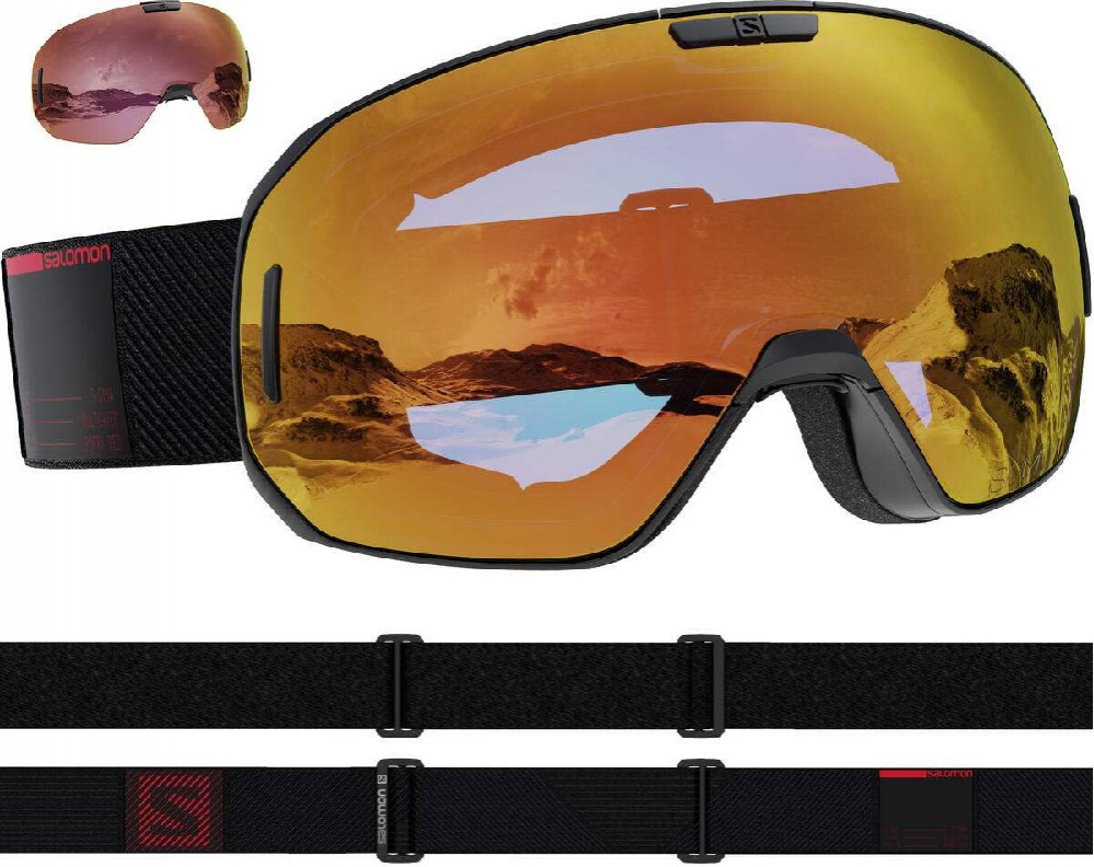 lyžařské brýle SALOMON S/MAX sigma black/red/uni red