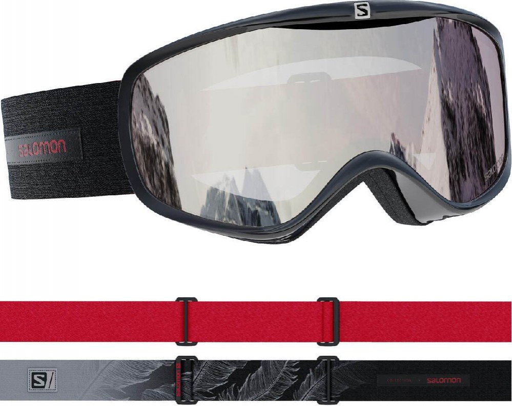 lyžařské brýle SALOMON Sense black swan/uni super white
