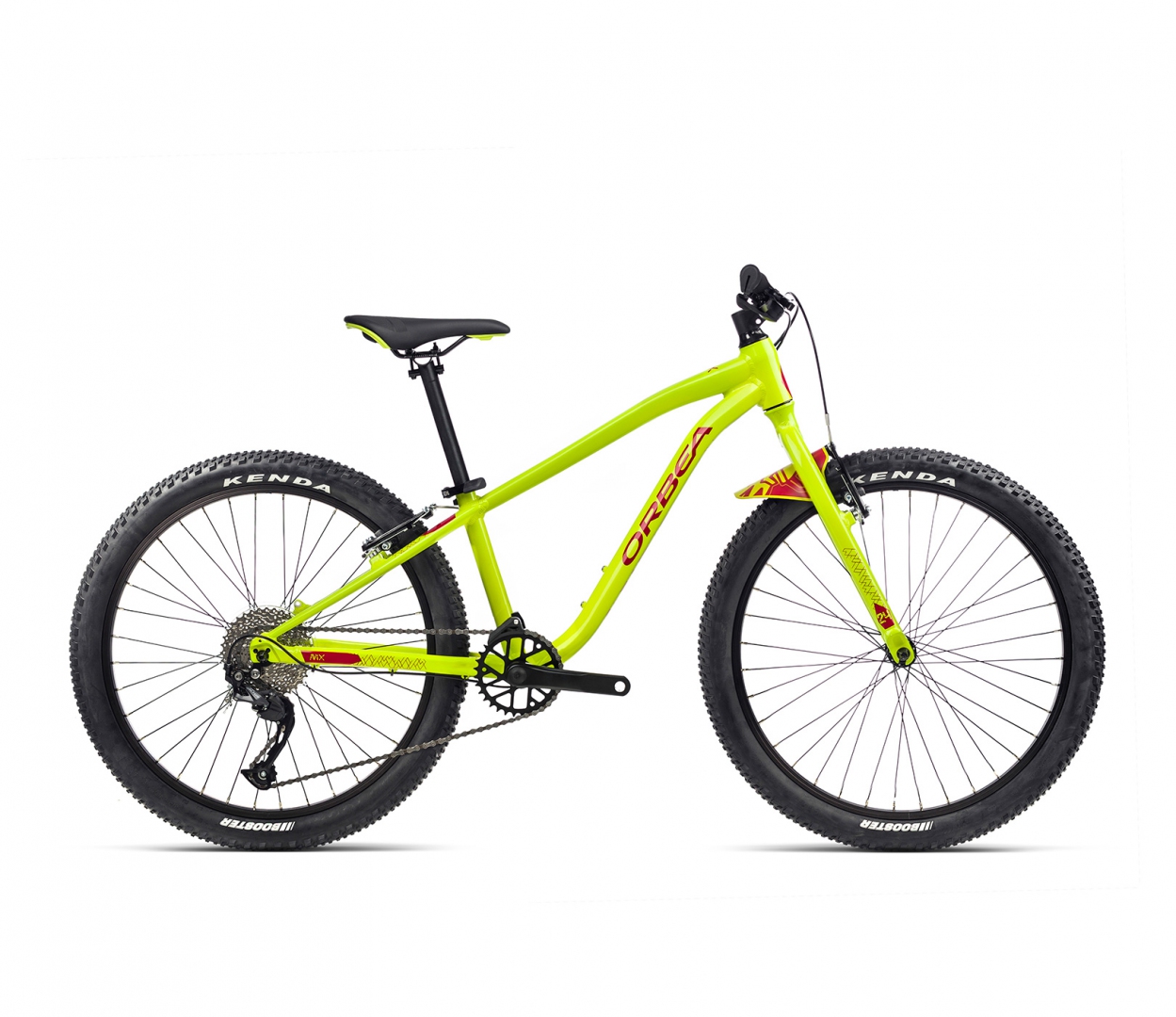 ORBEA MX 24 TEAM (2023), lime green/watermelon red