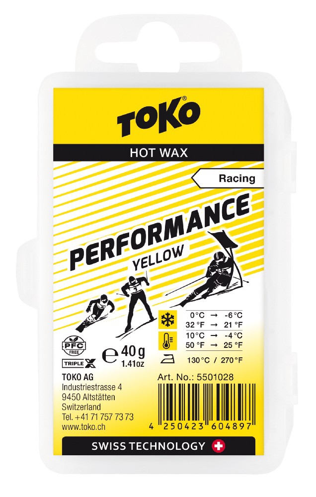 vosk TOKO Performance TripleX 40g yellow 0/-6°C