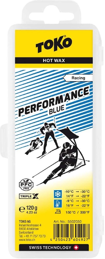 vosk TOKO Performance TripleX 120g modrý -30/-10°C