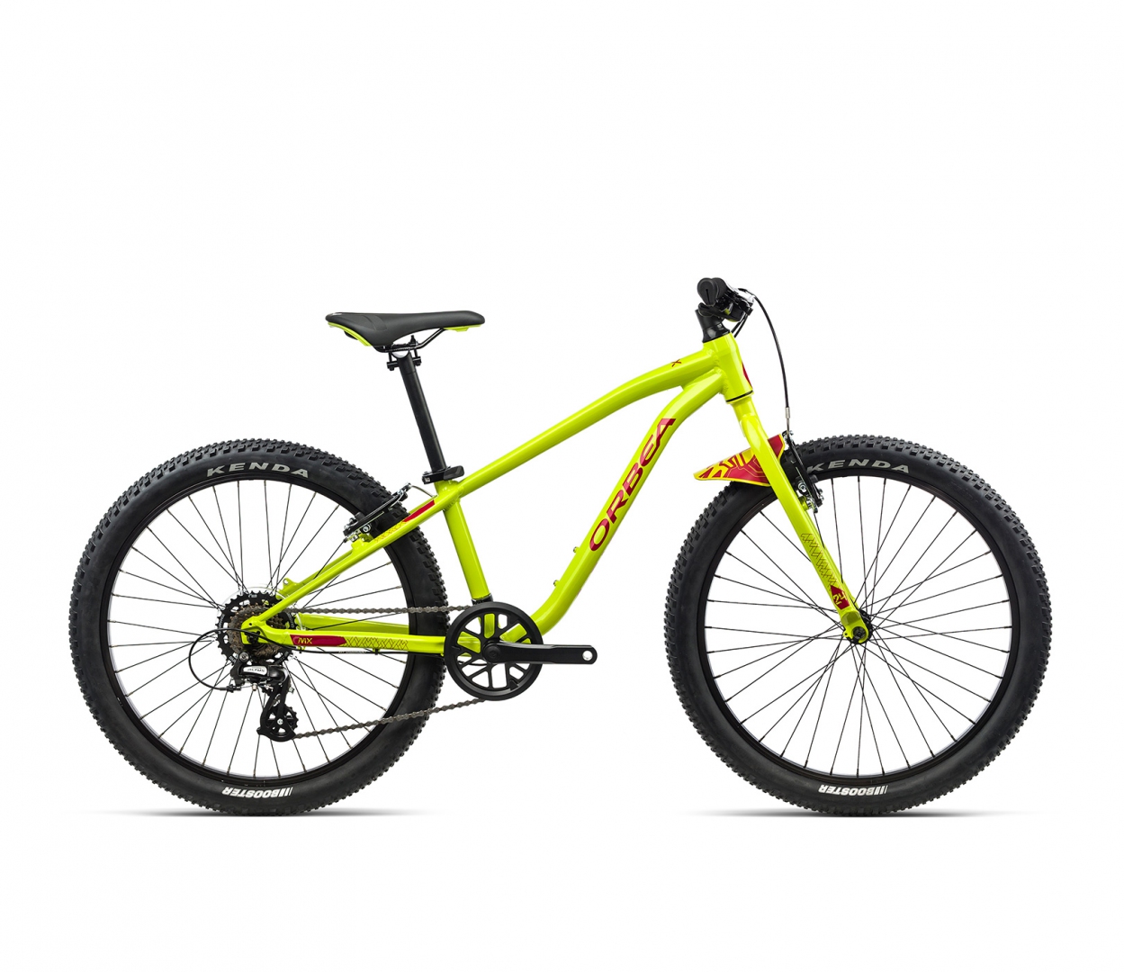 ORBEA MX 24 DIRT (2023), lime green/watermelon red