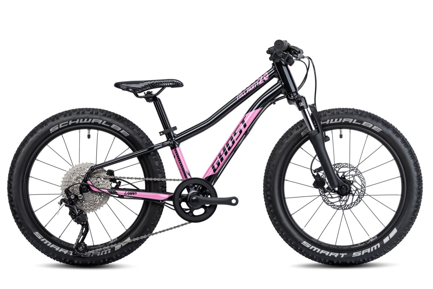 GHOST Lanao 20 Full Party (2024), Metallic Black/Pearl Pink Gloss