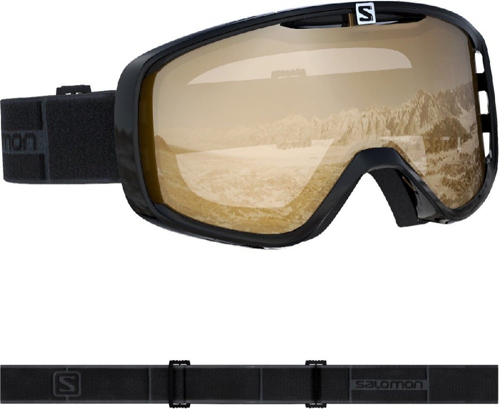 lyžařské brýle SALOMON Aksium Access black/UNI tonic orange 19/20
