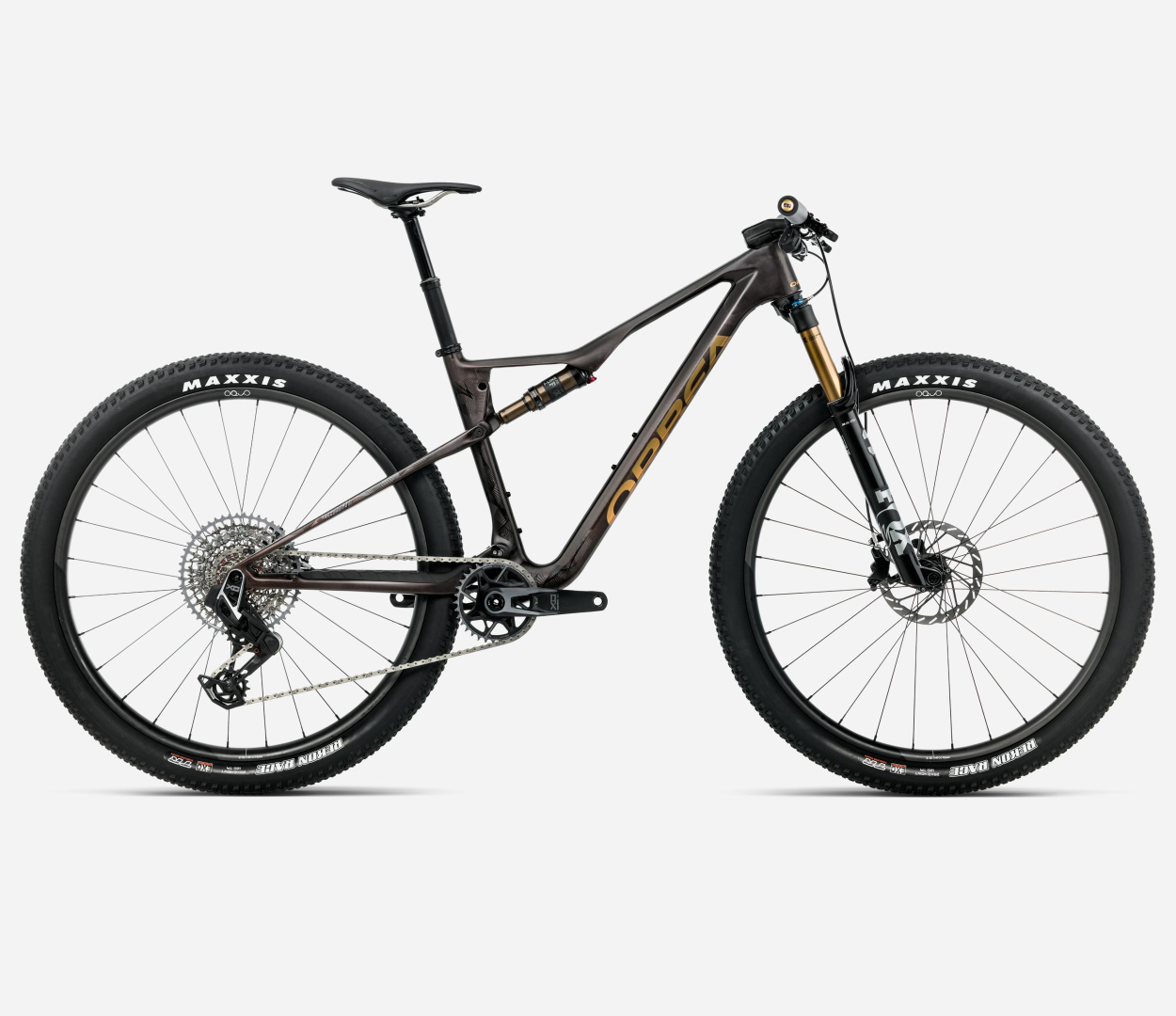ORBEA OIZ M-TEAM AXS Bronze Carbon View/Titan Gold