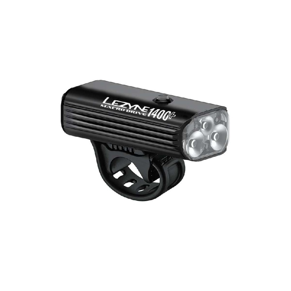 světlo LEZYNE přední Macro Drive 1400+ satin black