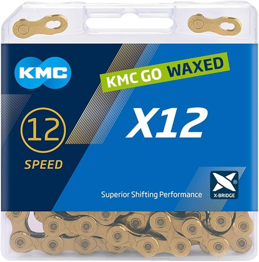 řetěz KMC X-12 Gold 126 článků WAX