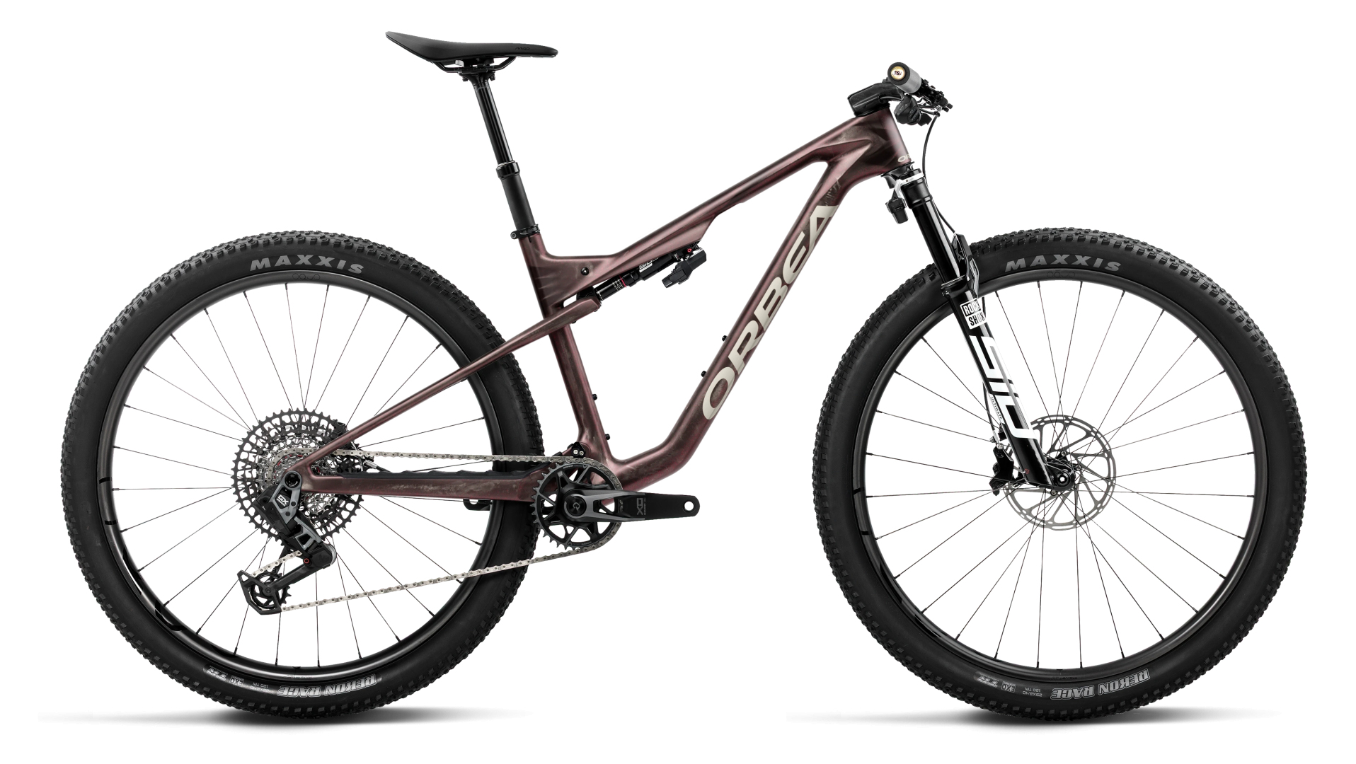 ORBEA OIZ M10 AXS Burning Ashes C. View (Matt) - Ivory White (Gloss)
