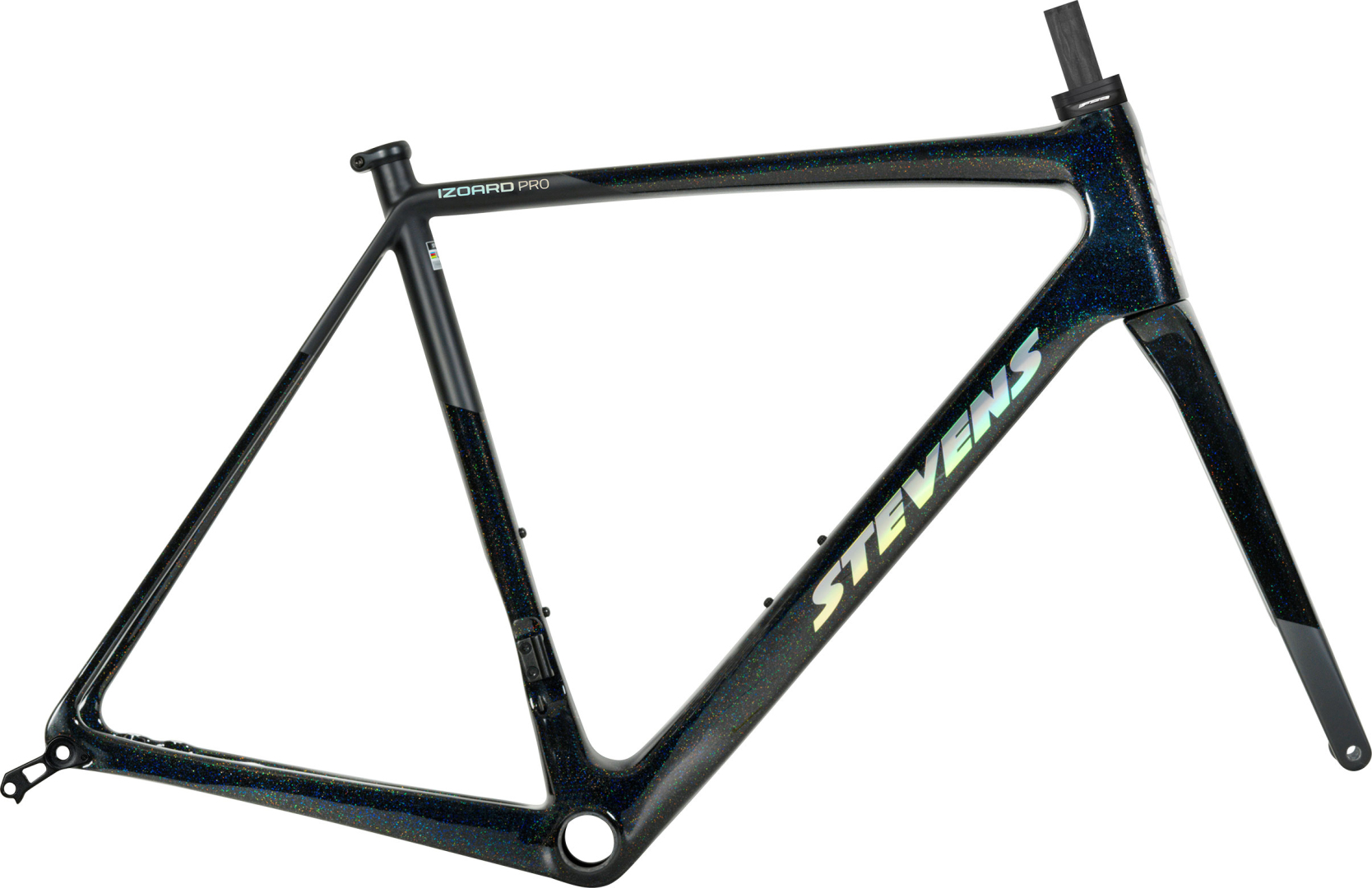 Rámový set STEVENS Izoard Pro Disc Galaxy Black