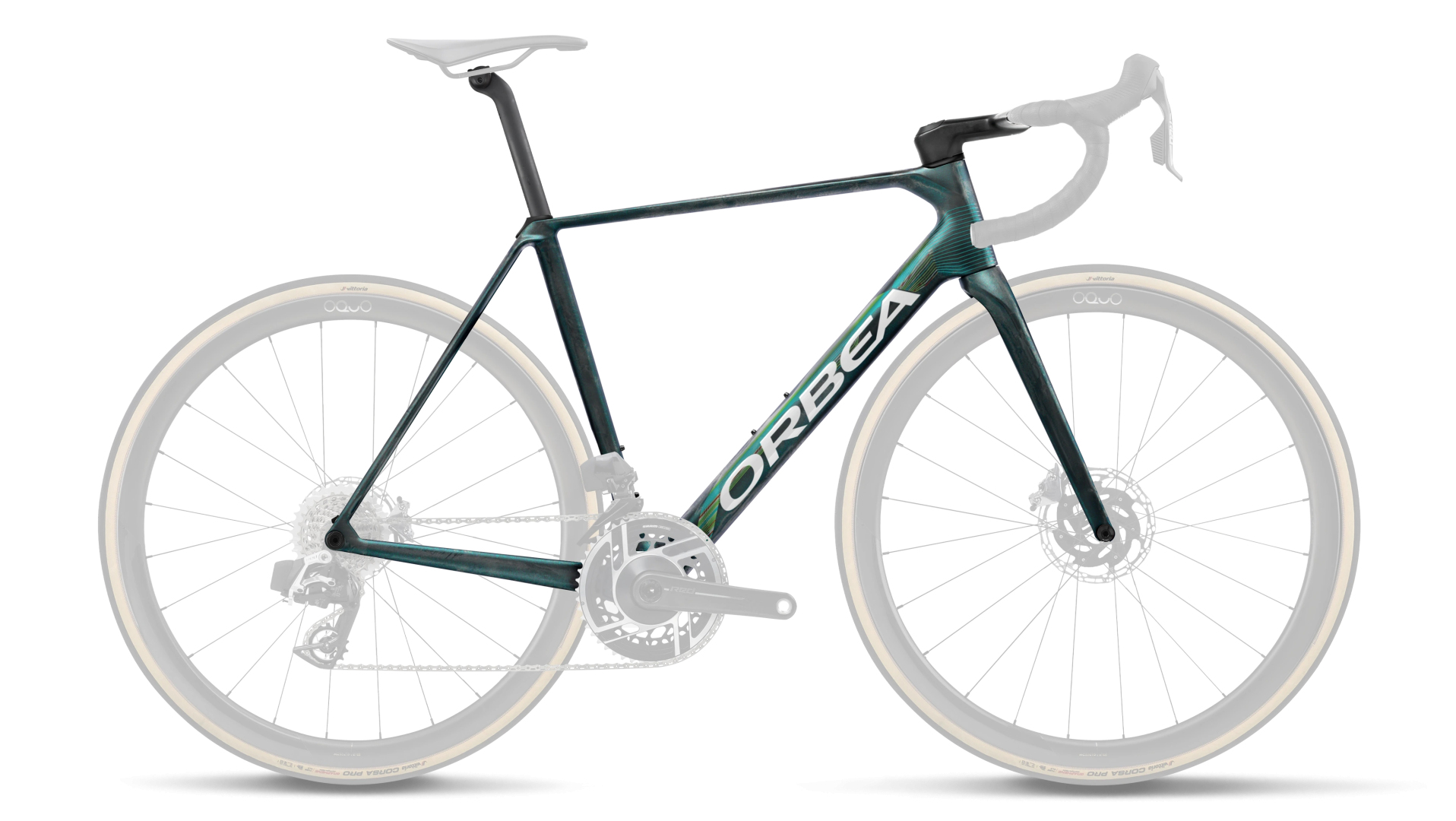 rámová sada ORBEA ORCA OMX Escape Green/Carbon View Matt