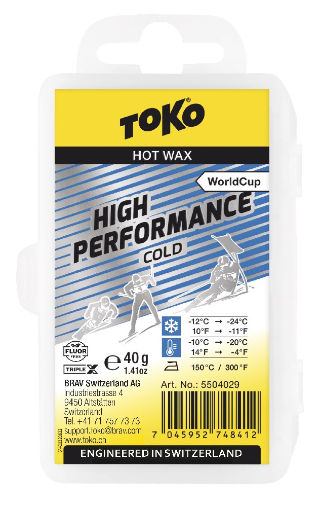 vosk TOKO TripleX WC HP 40g modrý -12/-24°C