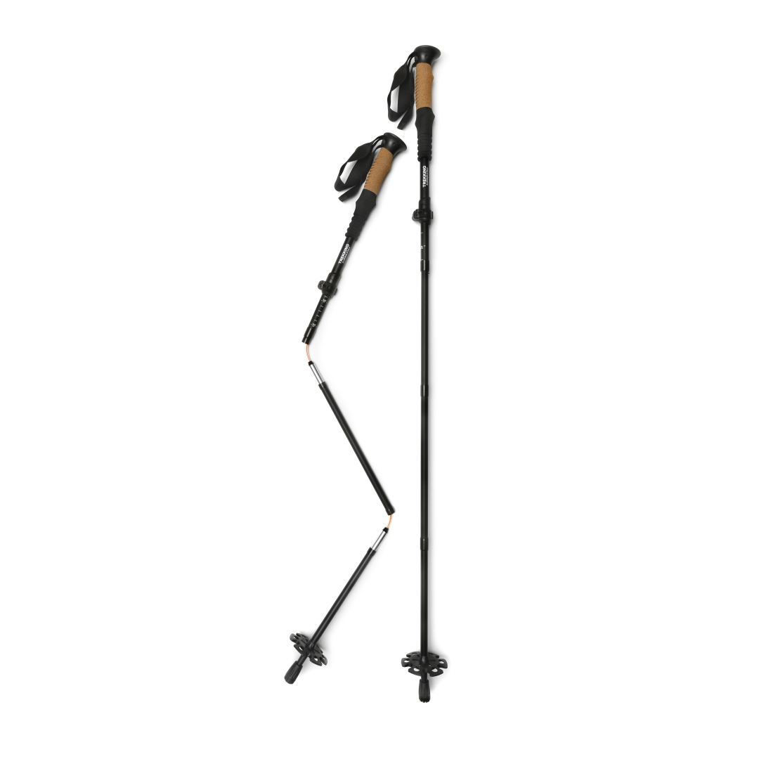 Trekking aluminum Z-fold Black