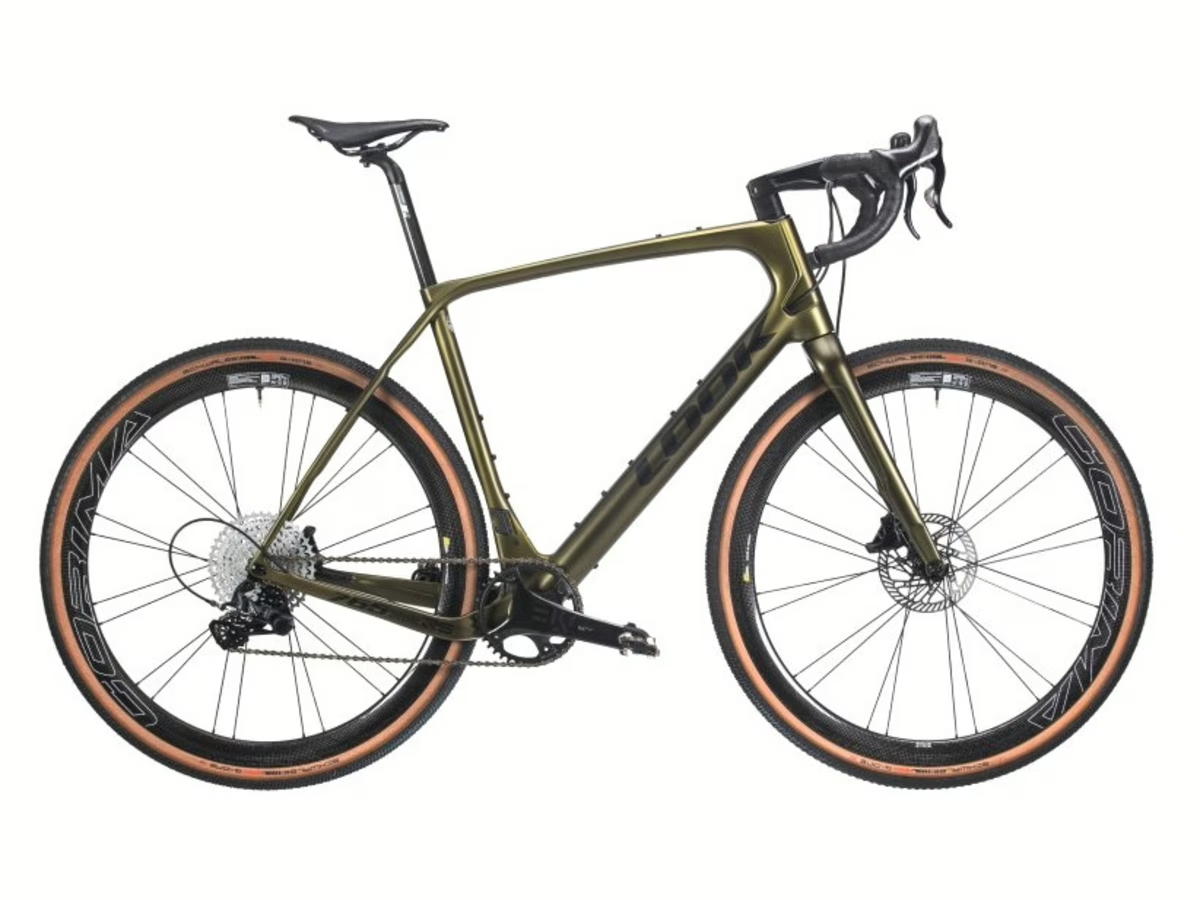 LOOK 765 Gravel RS Ekar 1x13 Metallic Hope Green Satin / Corima Essentia 40