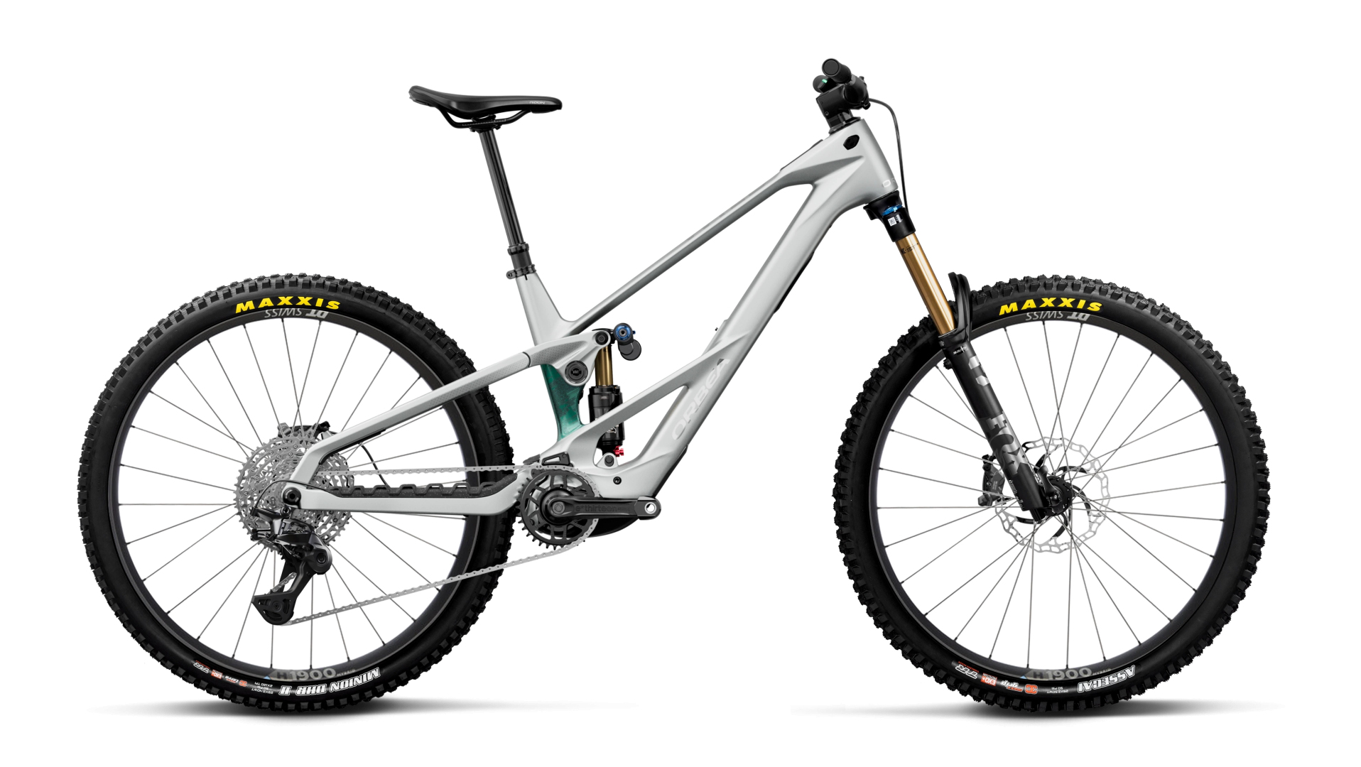 ORBEA WILD LT M10 Smooth Silver (Matt) - Escape Green C. View (Gloss)