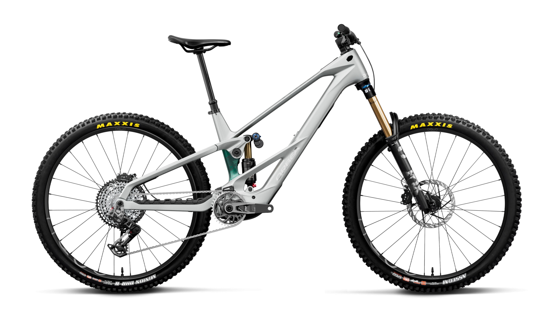 ORBEA WILD LT M-TEAM RS Smooth Silver (Matt) - Escape Green C. View (Gloss)
