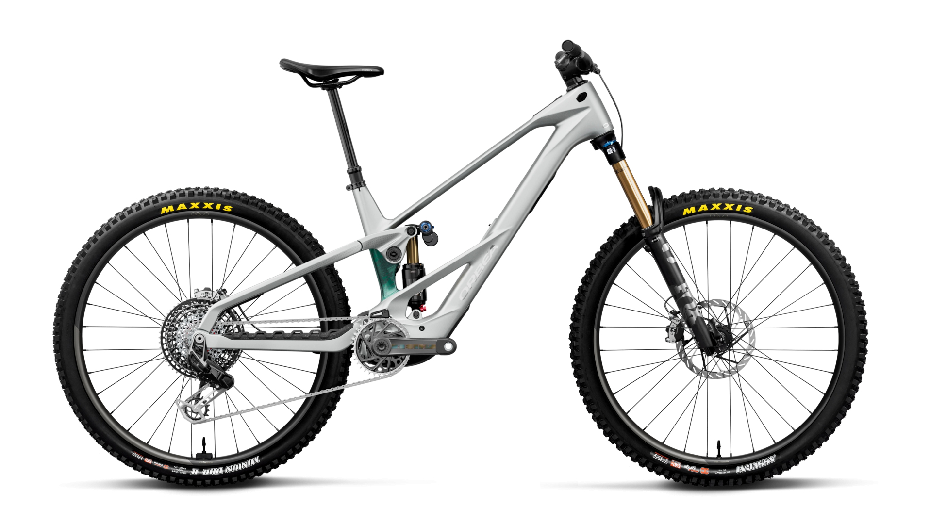 ORBEA WILD LT M-LTD RS Smooth Silver (Matt) - Escape Green C. View (Gloss)