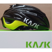 přilba KASK Rapido black/yellow fluo