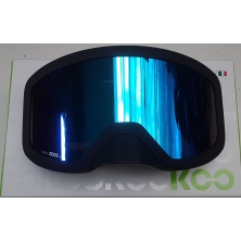 brýle KOO Edge black/mirror blue