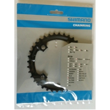 převodník Shimano Deore FC-M590 Fe 36T černý 3x9s