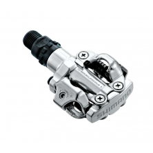 pedály SHIMANO PD-M520 oboustranné SPD stříbrné