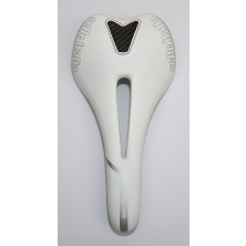 sedlo Selle Italia SLR flow bílé/stříbrné manganese