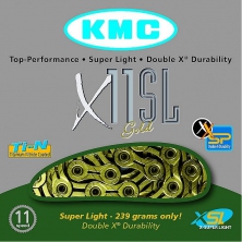 řetěz KMC X-11 SL Gold Superlight