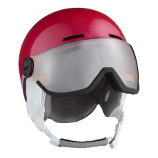 lyžařská helma SALOMON Grom Visor pink JR 19/20