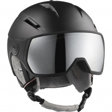 lyžařská helma SALOMON Icon 2 Visor black/silver 20/21