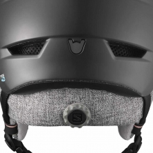 lyžařská helma SALOMON Icon 2 Visor black/silver 20/21