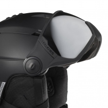 lyžařská helma SALOMON Pioneer Visor black/silver 20/21