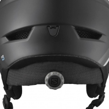 lyžařská helma SALOMON Pioneer Visor black/silver 20/21