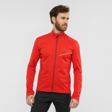 bunda SALOMON RS softshell goji berry/madder brown