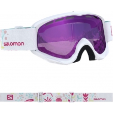 lyžařské brýle SALOMON Juke white/UNI ruby