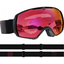 lyžařské brýle SALOMONXT One sigma black/red/uni red 20/21