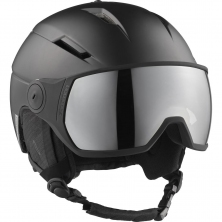 lyžařská helma SALOMON Pioneer Visor black/silver 20/21
