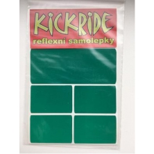 samolepka KICKRIDE reflexní zelená