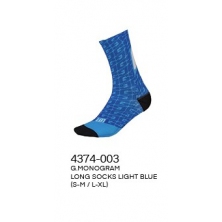 ponožky GAERNE Monogram Long light blue